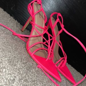 Hot pink heels